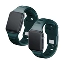 3MK Silicone Watch Strap for Apple Watch 4/5/6/7/8/9/SE/Ultra 42/44/45/49mm green/evergreen
