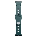 3MK Silicone Watch Strap for Apple Watch 4/5/6/7/8/9/SE/Ultra 42/44/45/49mm green/evergreen