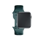 3MK Silicone Watch Strap for Apple Watch 4/5/6/7/8/9/SE/Ultra 42/44/45/49mm green/evergreen