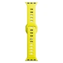 3MK Silicone Watch Strap for Apple Watch 4/5/6/7/SE/8/9/10 40/41/42mm yellow