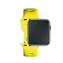 3MK Silicone Watch Strap for Apple Watch 4/5/6/7/SE/8/9/10 40/41/42mm yellow