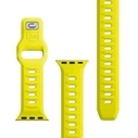 3MK Silicone Watch Strap for Apple Watch 4/5/6/7/SE/8/9/10 40/41/42mm yellow