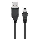 Καλώδιο USB Goobay σε USB Mini 50767, 480Mbps, 1.8M, Μαύρο