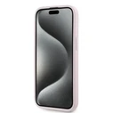 Karl Lagerfeld KLHCP14SPQDSMGP Apple iPhone 14 / 15 / 13 hardcase Diagonal Quilted Script pink