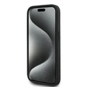 Karl Lagerfeld KLHCP15LPQDSMGK Apple iPhone 15 Pro hardcase Diagonal Quilted Script black
