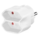 Ταφ Goobay 51000, 2x Euro, 230V 2.5A, λευκός
