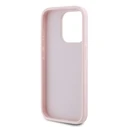 Karl Lagerfeld KLHCP15LPQDSMGP Apple iPhone 15 Pro hardcase Diagonal Quilted Script pink