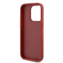 Karl Lagerfeld KLHCP15LPQDSMGR Apple iPhone 15 Pro hardcase Diagonal Quilted Script red
