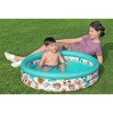 Bestway Παιδική Στρογγυλή Πισίνα PVC 101lt Φουσκωτή 102x25εκ. Λευκή 51008
