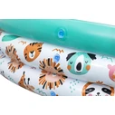 Bestway Παιδική Στρογγυλή Πισίνα PVC 101lt Φουσκωτή 102x25εκ. Λευκή 51008