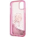 Karl Lagerfeld KLHCN61LNKHCP Apple iPhone 11/XR hardcase Glitter Karl Head pink