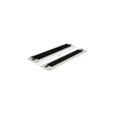 DELOCK 19" Cable Management Brush Strip tool-free 2 HE gray