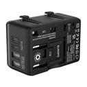 BlitzWolf BW-TA1 Power Plug Adapter (Type C to Type G) with USB