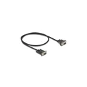 DELOCK Serial Cable RS-232 D-Sub9 female to D-Sub9 female, power on Pin 9, 0.5 m (MPN 87835)