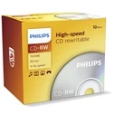 Philips Rewritable CD-RW 12x 700MB 80min 10-pack CW7D2NJ10/00