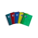 Oxford Set of 5 Spiral Notebooks 120 Leaves White Pages Hard Cover Assorted Colors S8422271