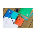 Oxford Set of 5 Spiral Notebooks 120 Leaves White Pages Hard Cover Assorted Colors S8422271
