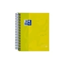 Oxford Set of 5 Spiral Notebooks 120 Leaves White Pages Hard Cover Assorted Colors S8422271