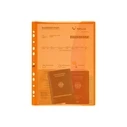 Oxford Document Wallets A4 rounded corners, 6 pcs