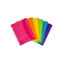 Oxford Document Wallets A4 rounded corners, 6 pcs