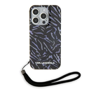 Case Karl Lagerfeld KLHCP15XHZBPKCCU Apple iPhone 15 Pro Max Zebra With Cord purple/purple