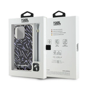 Case Karl Lagerfeld KLHCP15XHZBPKCCU Apple iPhone 15 Pro Max Zebra With Cord purple/purple