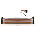 Kabelmeister Jumper Wire 40-Pin separable wires for Arduino/Raspberry Pi, 3-piece set (female-female / male-female / male-male), 40 cm, JW40-040-SET