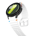 Tech-Protect Silicone Sport Strap for Samsung Galaxy Watch 4/5/5 Pro/6/7/FE White