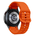 Tech-Protect Silicone Sport Strap for Samsung Galaxy Watch 4/5/5 Pro/6/7/FE Orange