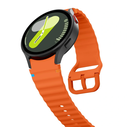 Tech-Protect Silicone Sport Strap for Samsung Galaxy Watch 4/5/5 Pro/6/7/FE Orange