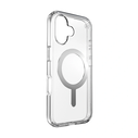 Case Speck Presidio Perfect-Clear MagSafe Apple iPhone 16 (Clear / Chrome Finish / Serene Silver)