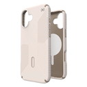 Case Speck Presidio2 Grip ClickLock & MagSafe Apple iPhone 16 Plus (Bleached Bone / Heirloom Gold / Hazel Brown)