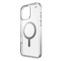 Case Speck Presidio Perfect-Clear MagSafe Apple iPhone 16 Pro Max (Clear / Chrome Finish / Serene Silver)