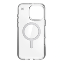 Case Speck Presidio Perfect-Clear MagSafe Apple iPhone 16 Pro Max (Clear / Chrome Finish / Serene Silver)