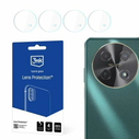 Hybrid glass for camera lens 3MK Lens Protect Huawei Nova 12i [4 PACK]