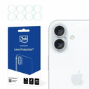 Hybrid glass for camera lens 3MK Lens Protect Apple iPhone 16 [4 PACK]