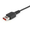 Καλώδιο USB Startech USBSCHAU1M USB A Μαύρο