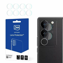 Hybrid glass for the camera lens 3MK Lens Protect Vivo V29 5G [4 PACK]