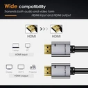 Καλώδιο HDMI Cabletime 2.0 CT-PHE2G, 4K/60Hz, 1m, μαύρο