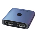 HDMI Switch Cabletime CT-HS4K με πλήκτρο, 2 in 1, 4K, γκρι