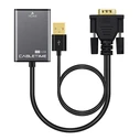 Αντάπτορας HDMI Cabletime σε VGA CT-VGAH με USB, 1080p, 0.15m, μαύρος