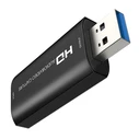 Capture Card Cabletime CT-HVC-AB, HDMI/USB σύνδεση, 4K/30Hz, μαύρο