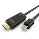Καλώδιο mini DisplayPort Cabletime σε HDMI CT-AV588-03G4K, 4K/30Hz, 1.8m, Μαύρο