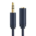 Καλώδιο Ήχου Cabletime 3.5mm CT-Av302-H11G, Gold Plated, 3M, Μπλε