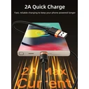 Cabletime Braided USB 2.0 Cable USB-C male - USB-A Μαύρο 1m CT-AMCM2A-AOB1
