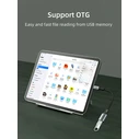 Cabletime Μετατροπέας USB-C male σε USB-C female Γκρι 1τμχ CT-CMAF3.0-AG0.15