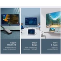 Cabletime Μετατροπέας DisplayPort male σε HDMI female Γκρι 1τμχ CT-AV589-P02G4K60
