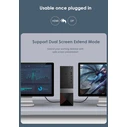 Cabletime Μετατροπέας DisplayPort male σε HDMI female Γκρι 1τμχ CT-AV589-P02G4K60