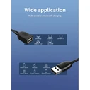 Cabletime USB 2.0 Cable USB-A male - USB-A female Μαύρο 1.5m CT-AMAF2.0-PB1.5