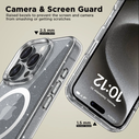 Tech-protect Flexair Hybrid MagSafe Case for Apple iPhone 16 Pro Glitter